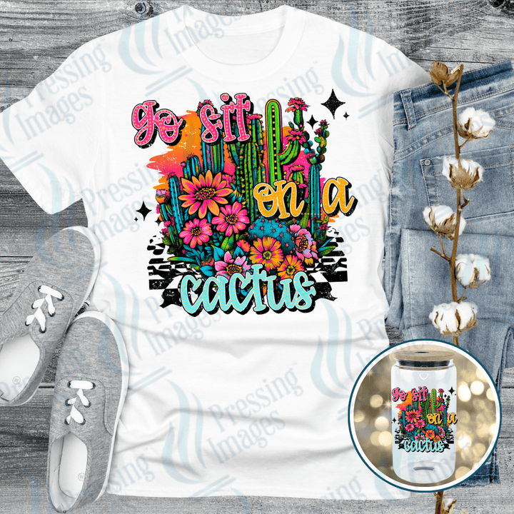 UVD 2724 Go Sit On A Cactus - Pressing Images