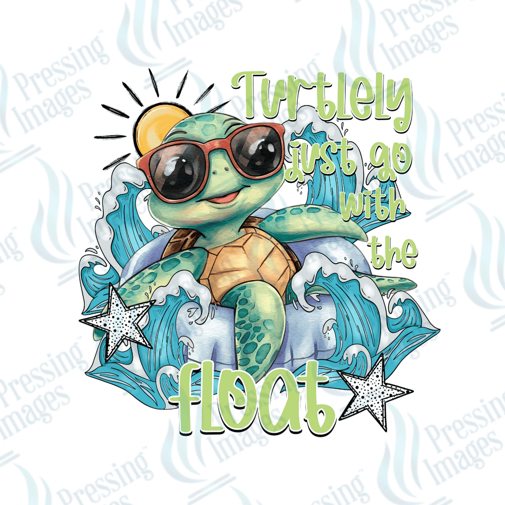 UVD 2728 Turtley Go With The Float - Pressing Images