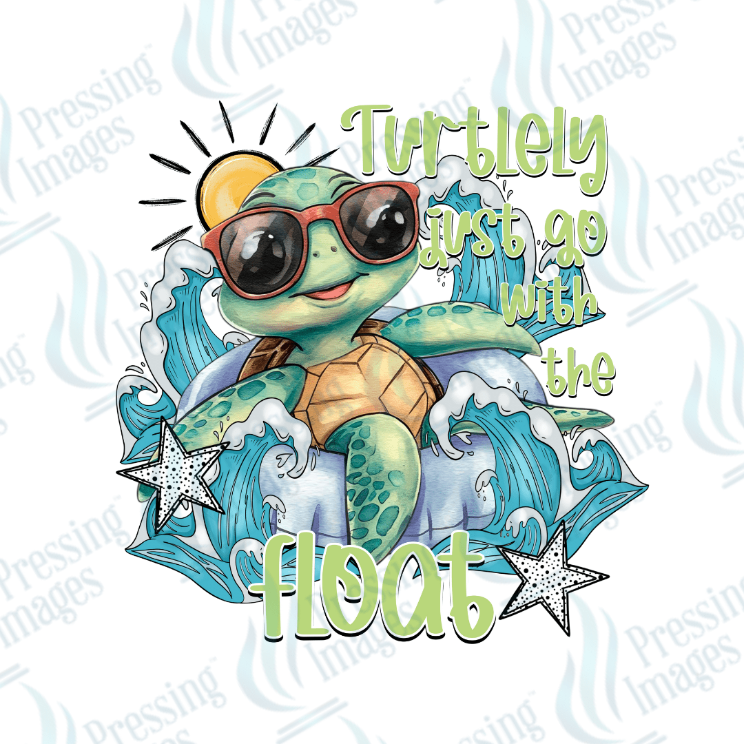 UVD 2728 Turtley Go With The Float - Pressing Images