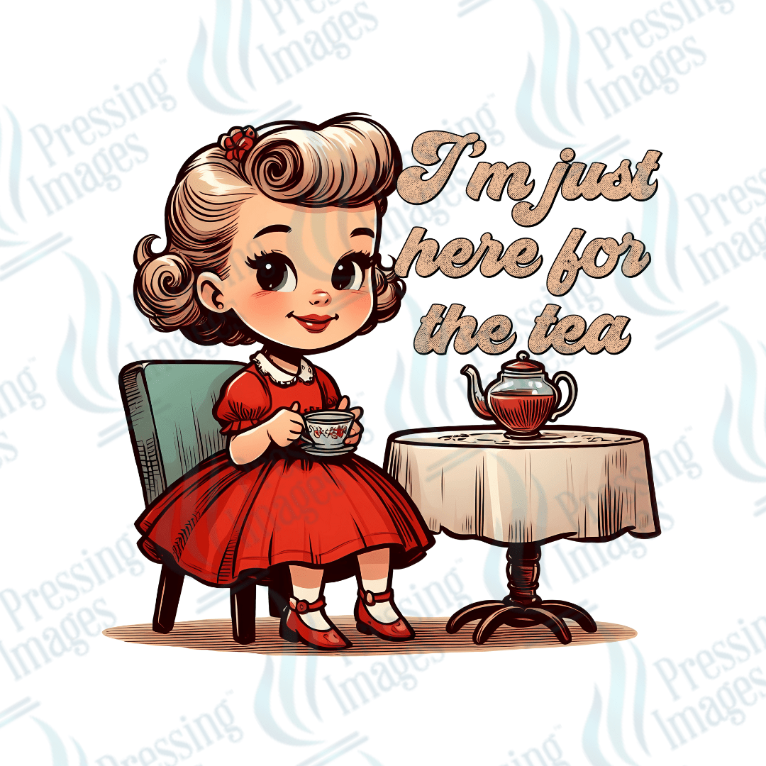 UVD 2734 Here For The Tea - Pressing Images