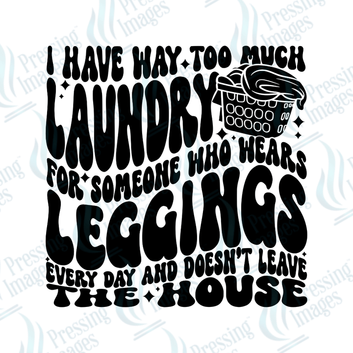 UVD 2749 I Have Way Too Much Laundry - Pressing Images