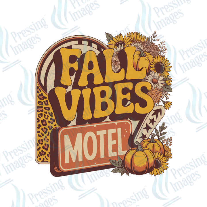 UVD 2775 Fall Vibes Motel - Pressing Images