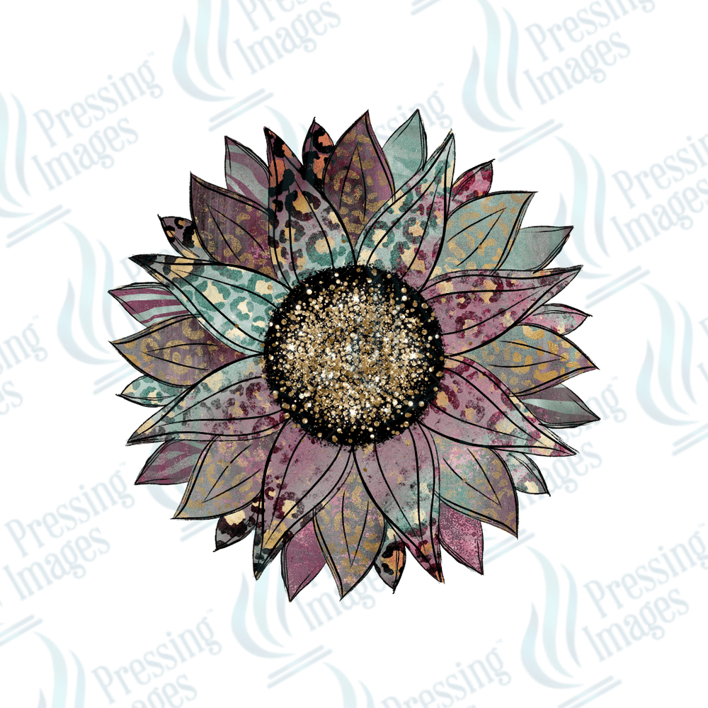 UVD 6431 Abstract Sunflower - Pressing Images