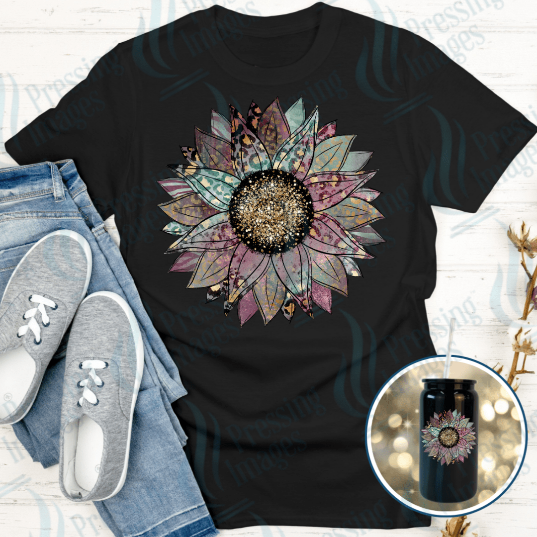 UVD 6431 Abstract Sunflower - Pressing Images