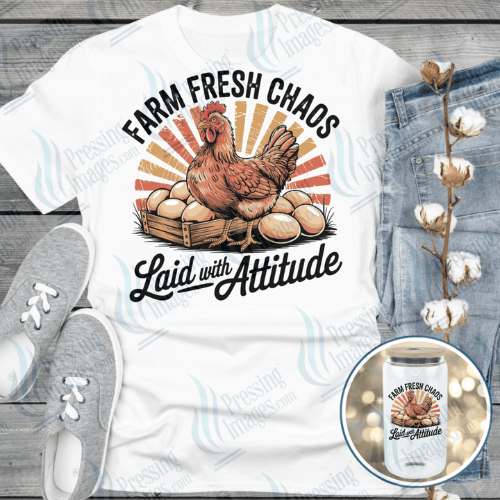 UVD 6493 Farm Fresh Eggs - Pressing Images