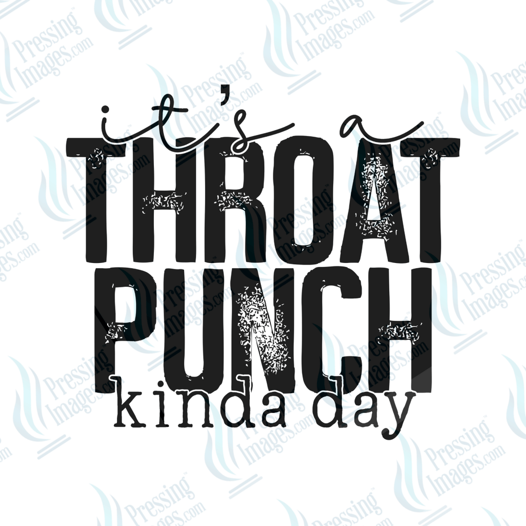 UVD 6502 Throat Punch Kinda Day - Pressing Images