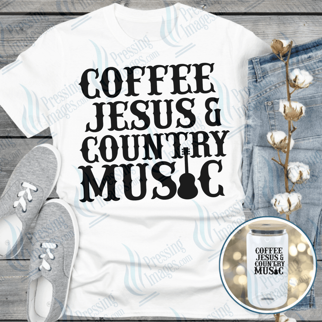 UVD 6510 Coffee Jesus and Country Music - Pressing Images
