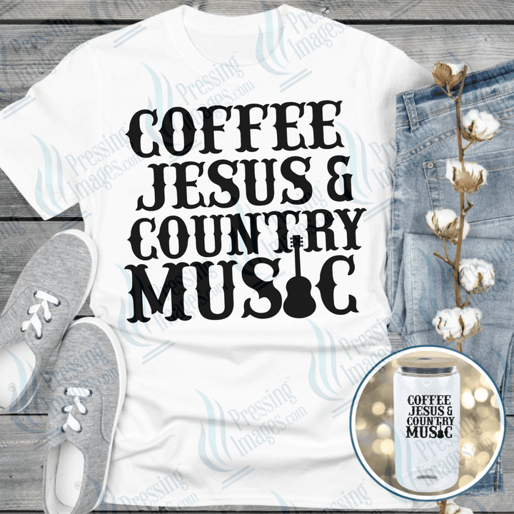 UVD 6510 Coffee Jesus and Country Music - Pressing Images