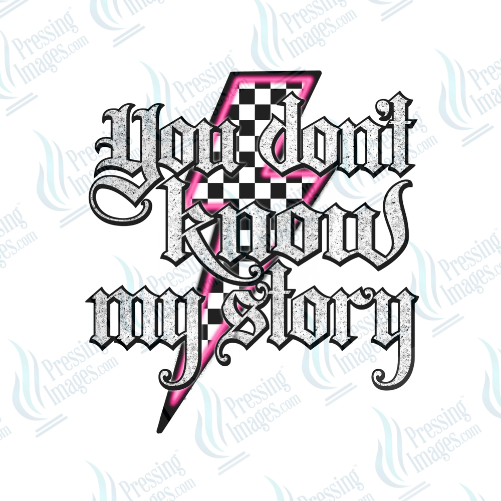 UVD 6515 You Don't Know My Story - Pressing Images