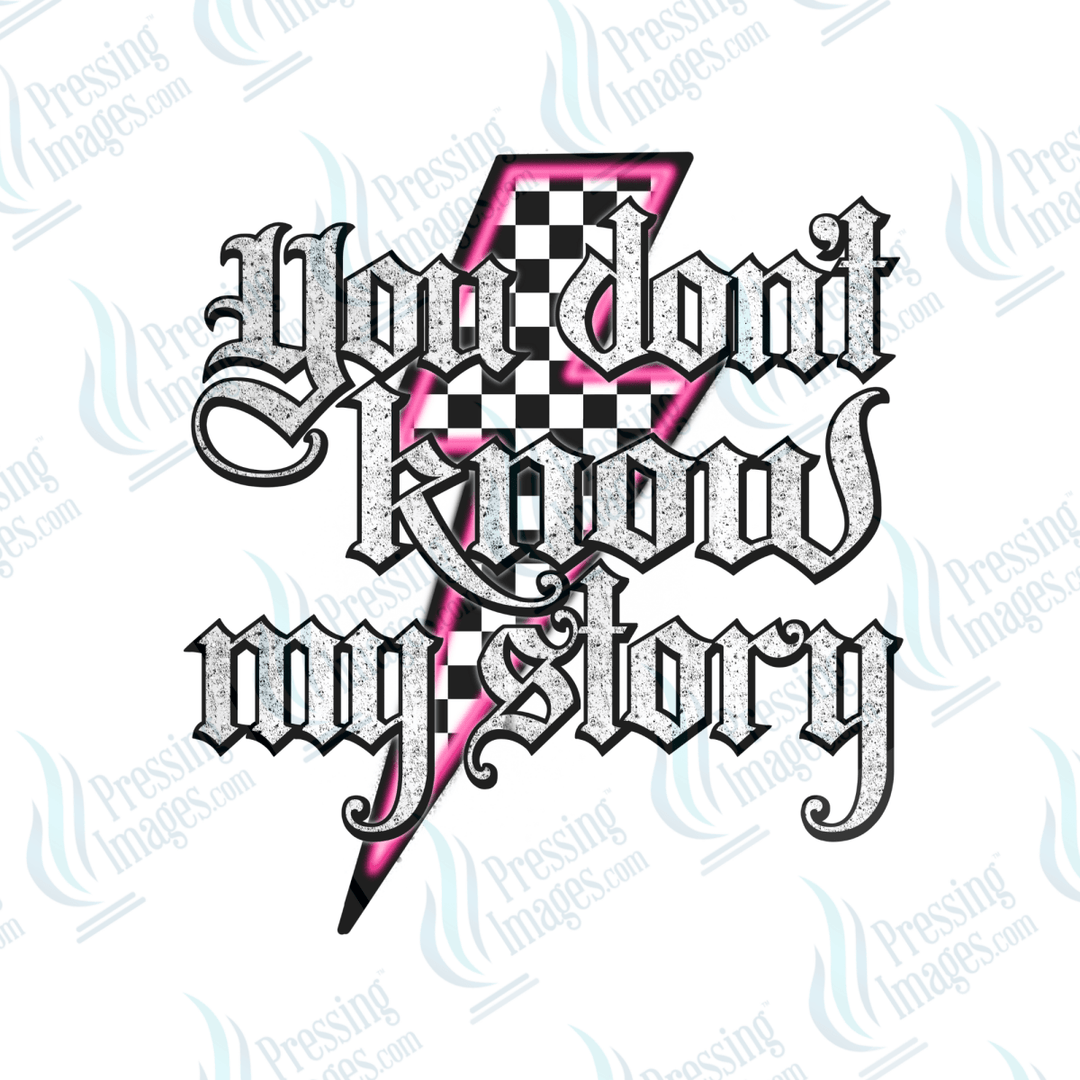 UVD 6515 You Don't Know My Story - Pressing Images