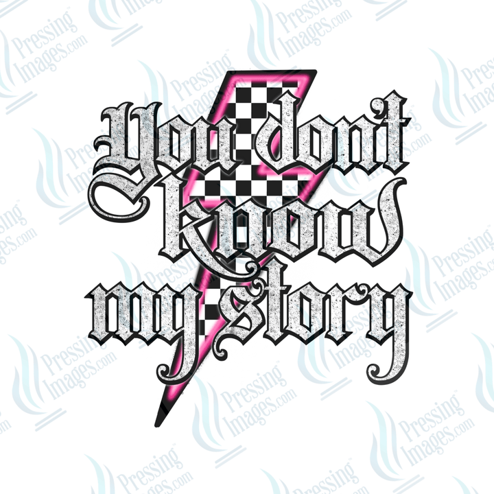 UVD 6515 You Don't Know My Story - Pressing Images