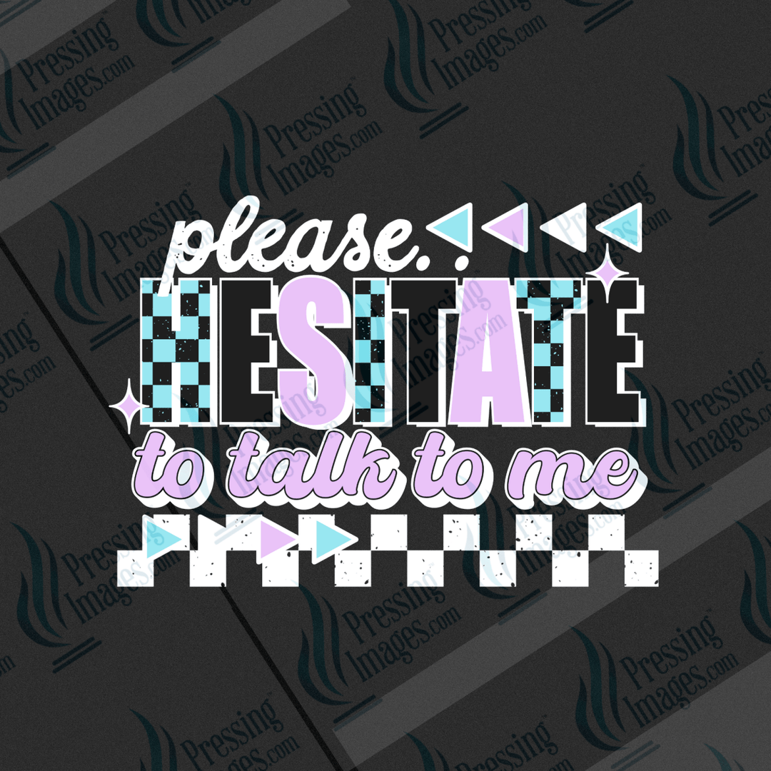 UVD 6518 Please Hesitate To Talk To Me - Pressing Images