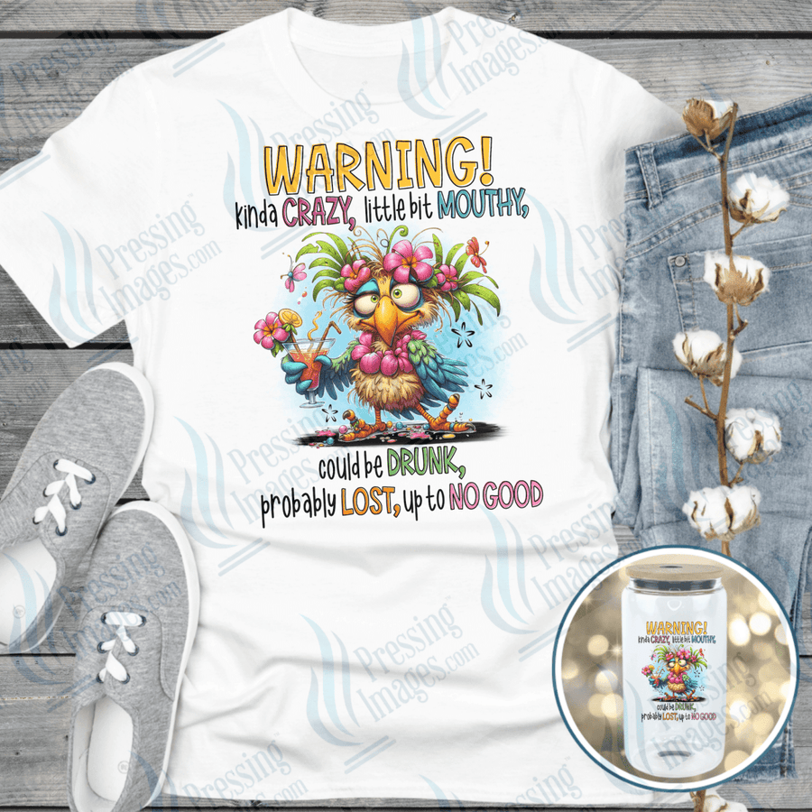 UVD 6520 Warning Kinda Crazy - Pressing Images