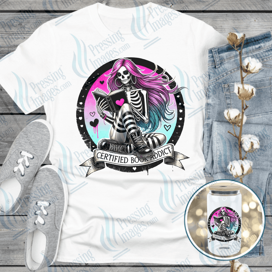 UVD 6543 Certified Book Addict - Pressing Images