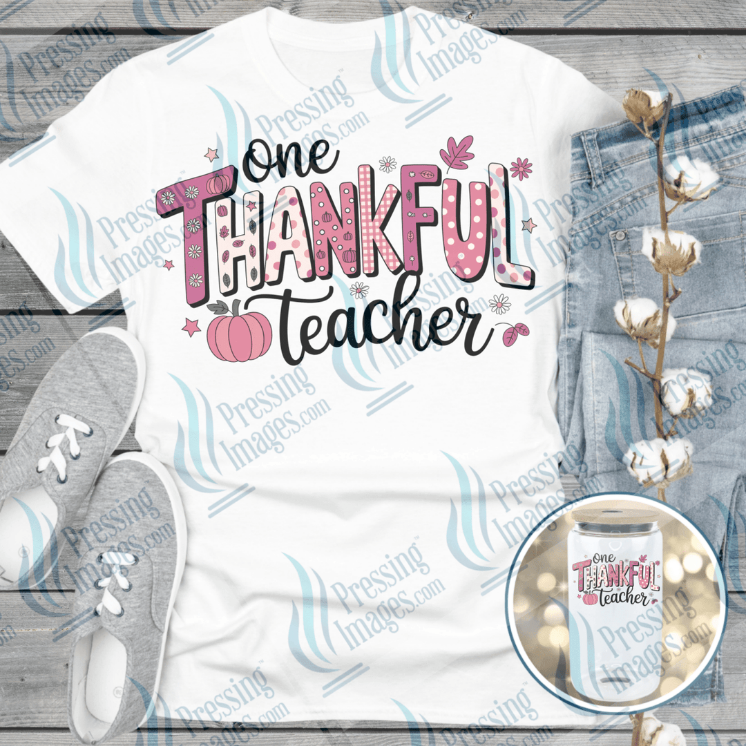 UVD 6555 One Thankful Teacher - Pressing Images