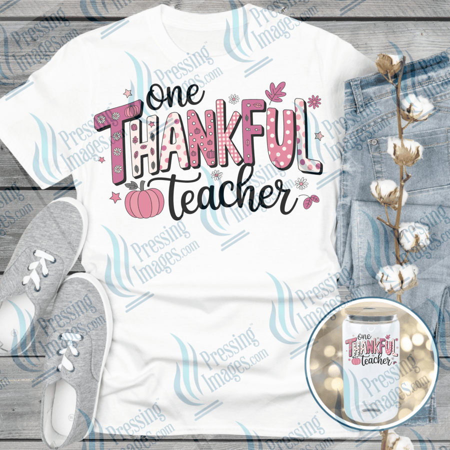 UVD 6555 One Thankful Teacher - Pressing Images