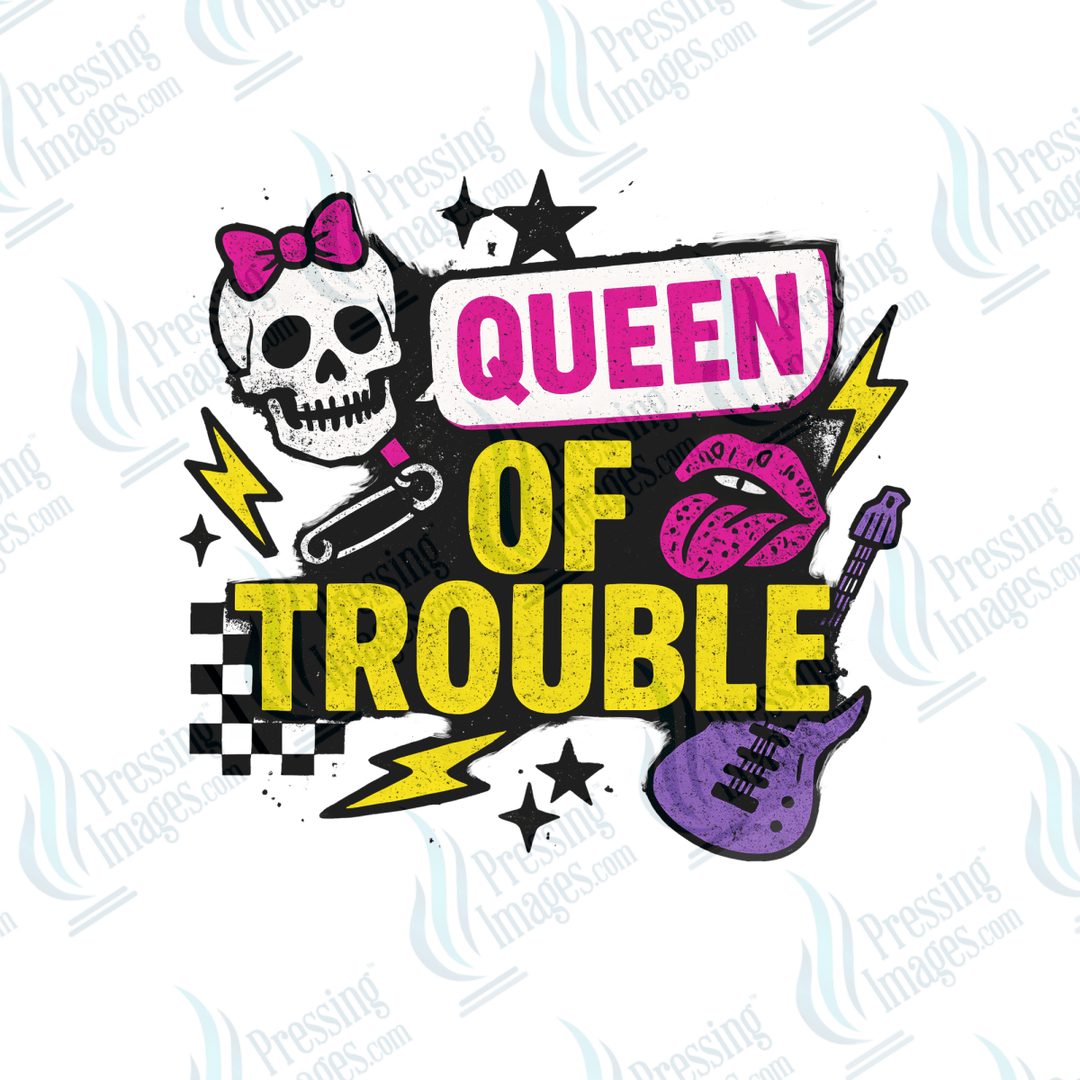 UVD 6568 Queen Of Trouble - Pressing Images