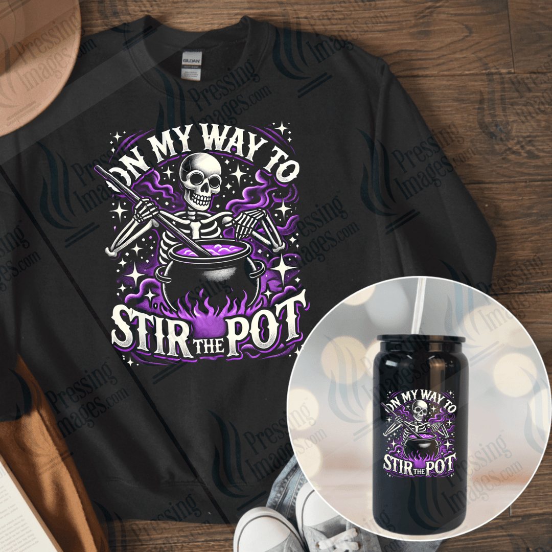 UVD 6570 On My Way To Stir The Pot ( Knock Out) - Pressing Images