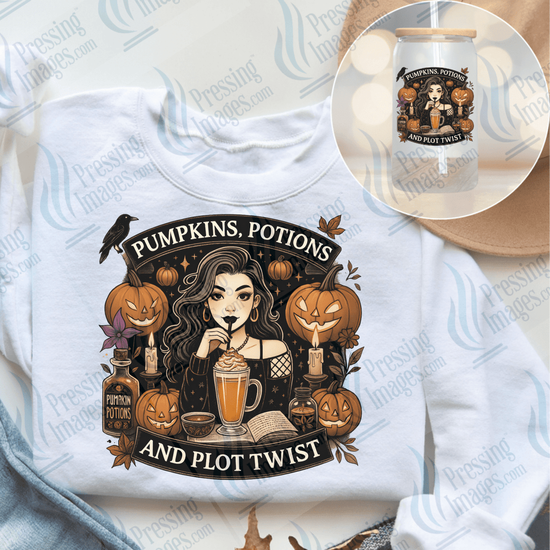 UVD 6572 Pumpkin Potions and Plot Twists - Pressing Images