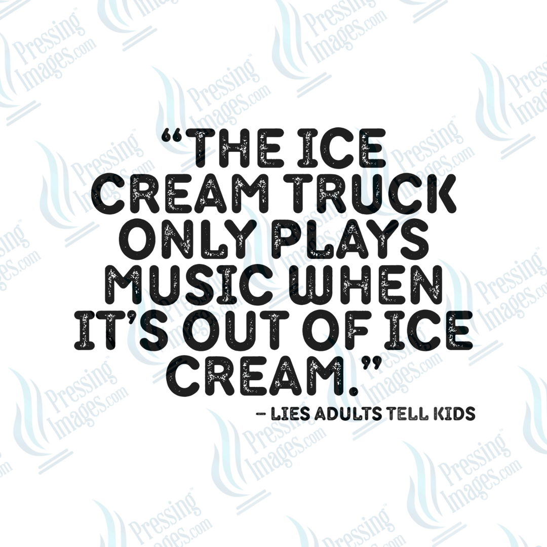 UVD 6582 Ice Cream Truck - Pressing Images