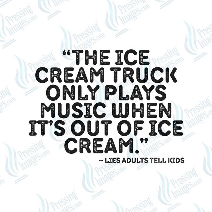 UVD 6582 Ice Cream Truck - Pressing Images