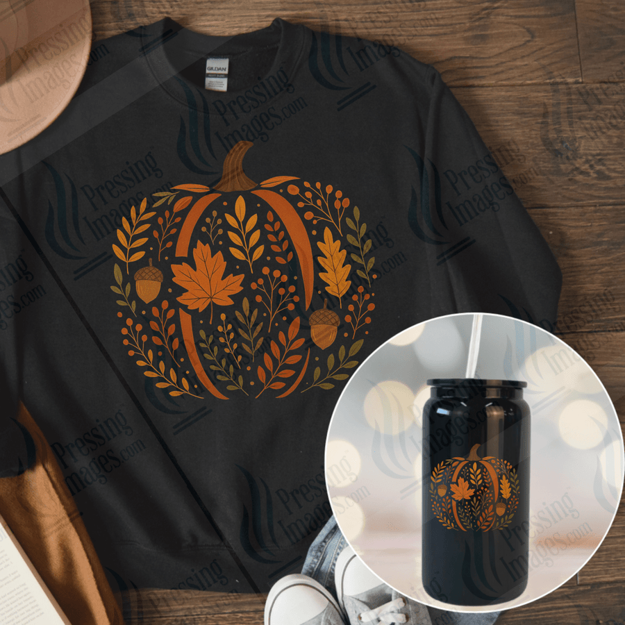 UVD 6596 Chinoiserie Pumpkin - Pressing Images