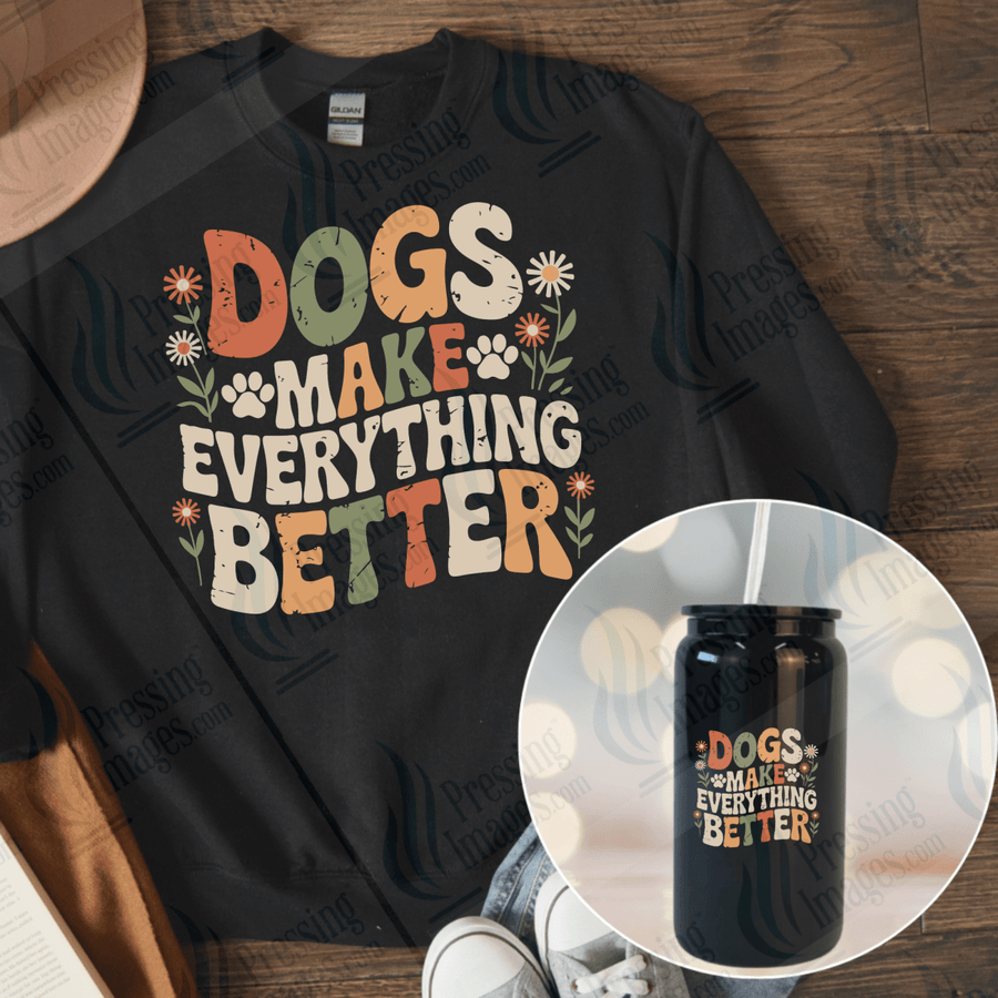 UVD 6600 Dogs Make Everything Better - Pressing Images