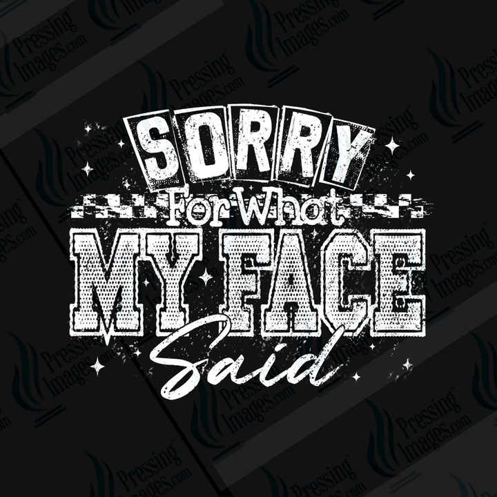 UVD 6602 My Face - Pressing Images