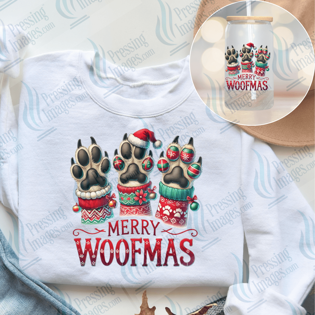 UVD 6623 Merry Woofmas - Pressing Images