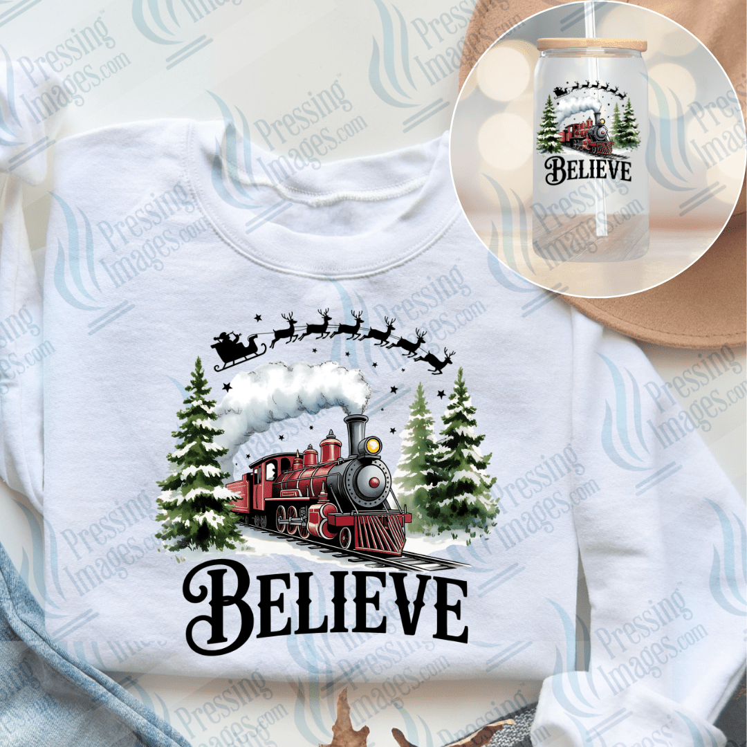UVD 6625 Believe North Pole Train - Pressing Images