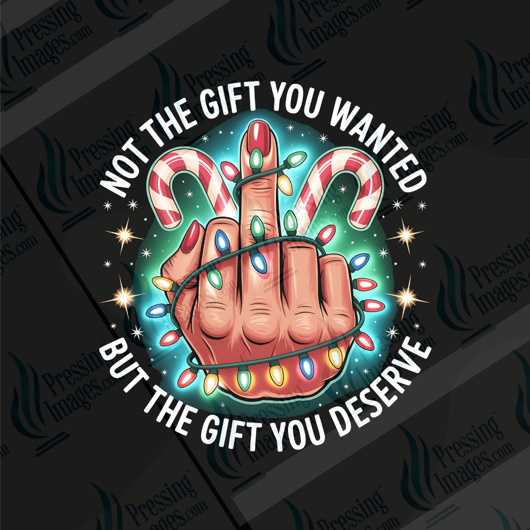 Funny Christmas Middle Finger | Pressing Images (#6629)