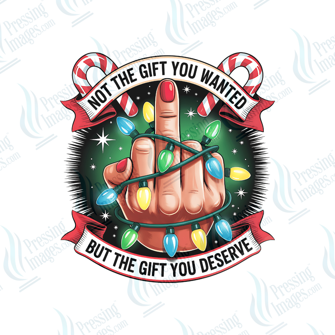 Funny Christmas Middle Finger | Pressing Images (#6629)