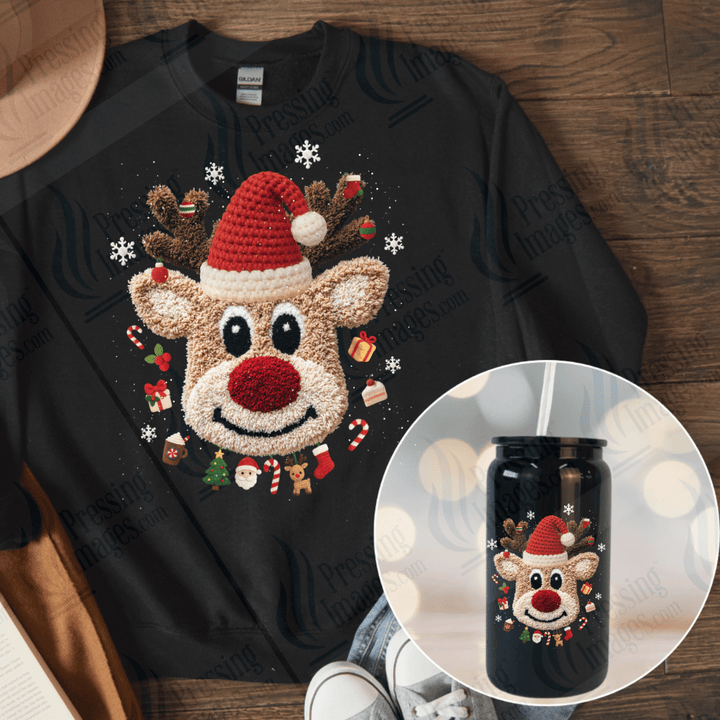 UVD 6658 Yarn Reindeer - Pressing Images