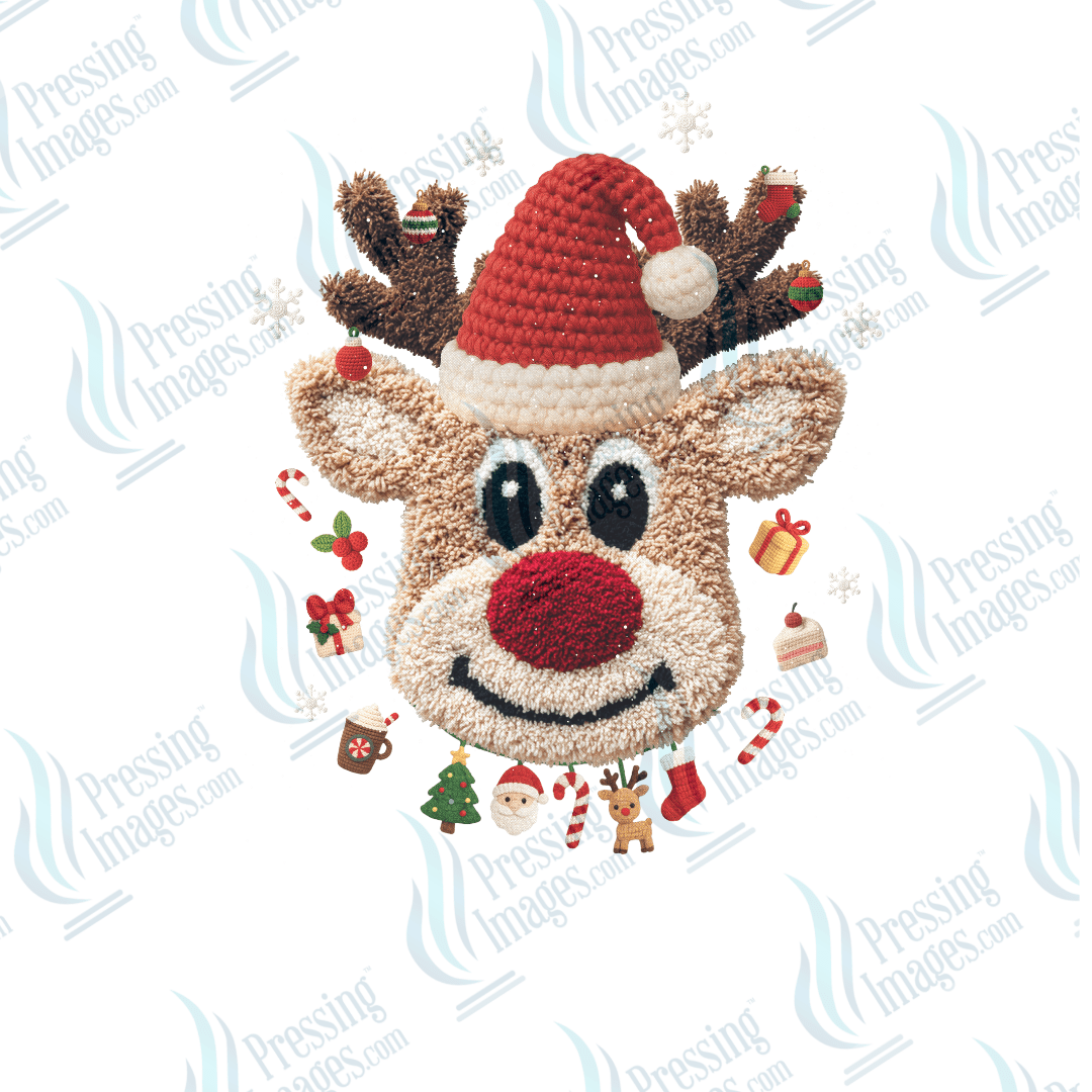 UVD 6658 Yarn Reindeer - Pressing Images