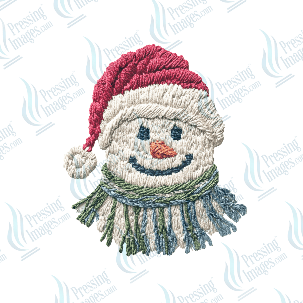UVD 6661 Yarn Snowman - Pressing Images