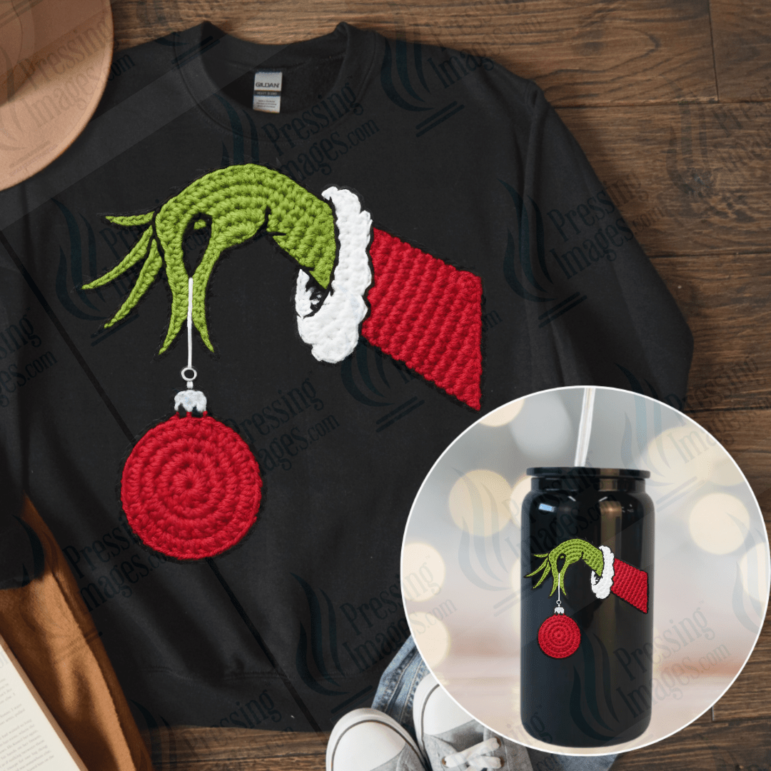 UVD 6664 Yarn Christmas Hand - Pressing Images