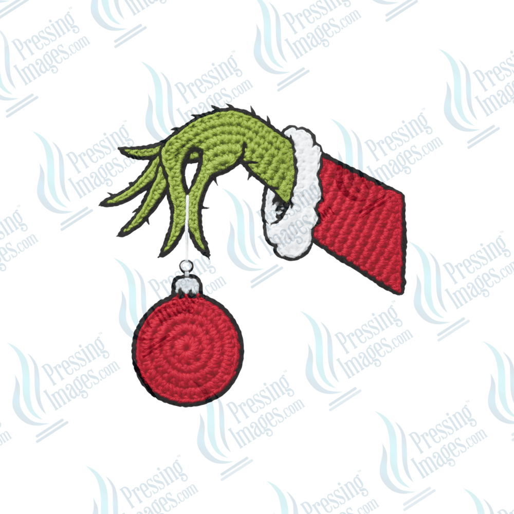 UVD 6664 Yarn Christmas Hand - Pressing Images