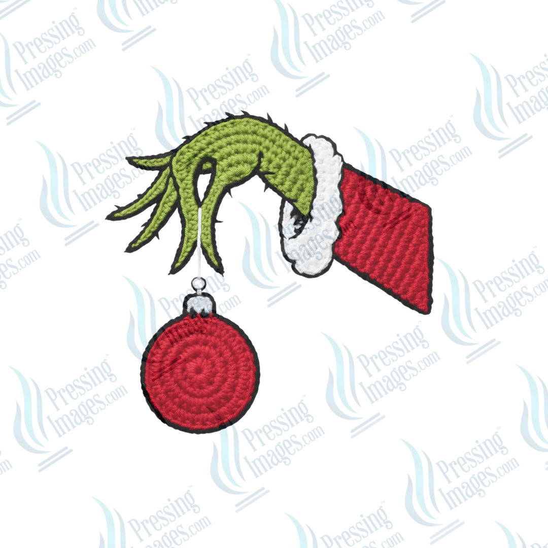 UVD 6664 Yarn Christmas Hand - Pressing Images