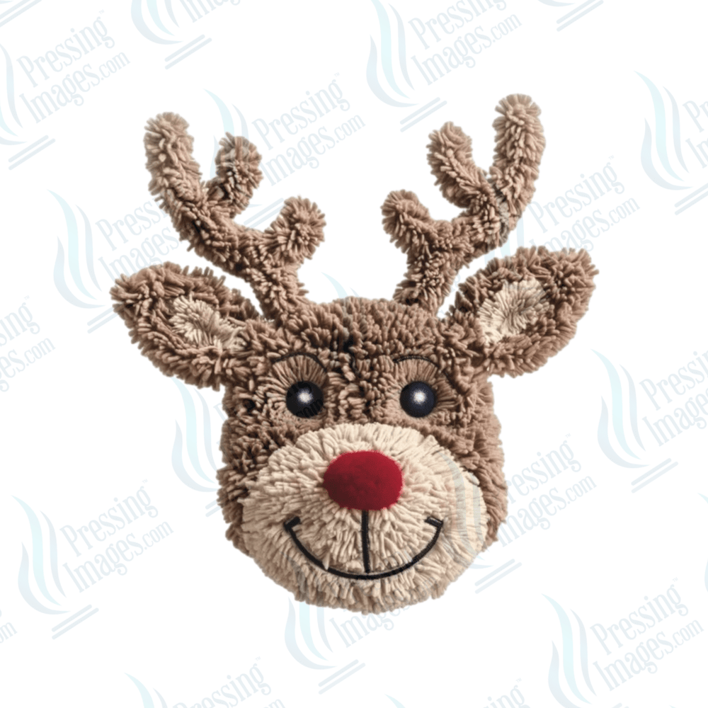 UVD 6667 Yarn Reindeer - Pressing Images