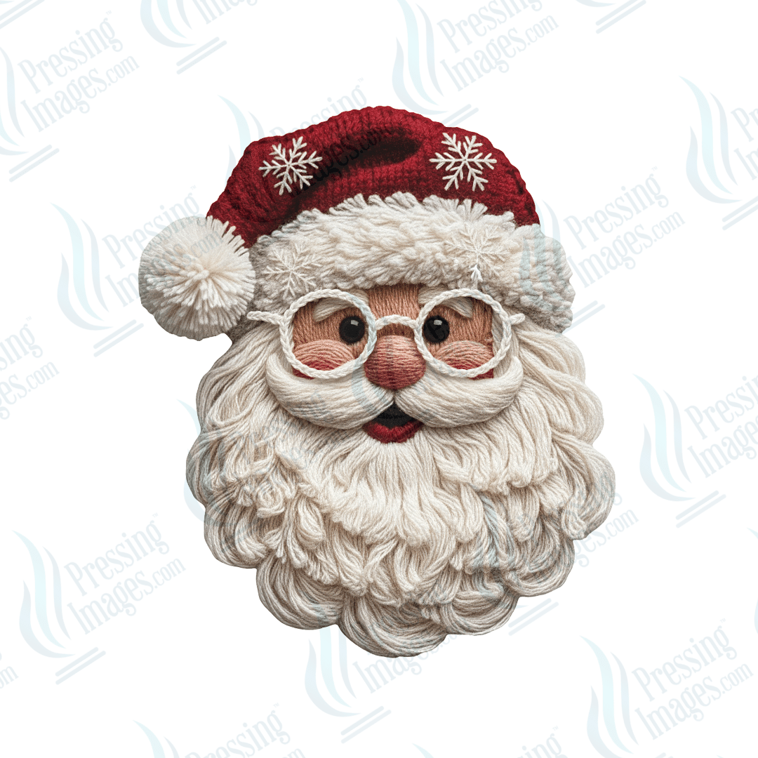 UVD 6669 Yarn Santa W/Glasses - Pressing Images