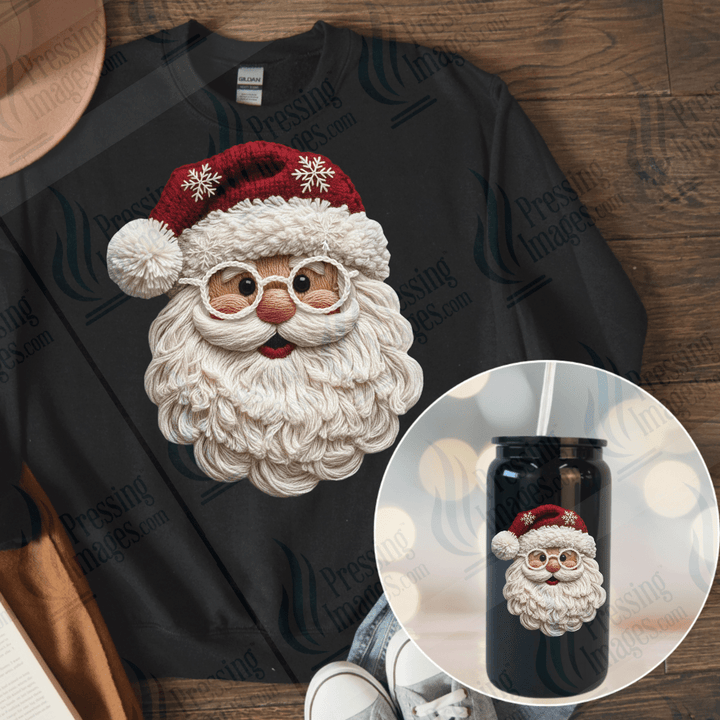 UVD 6669 Yarn Santa W/Glasses - Pressing Images