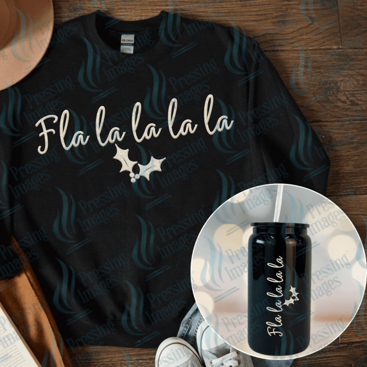 UVD 6686 Faux Yarn Fla la la la - Pressing Images