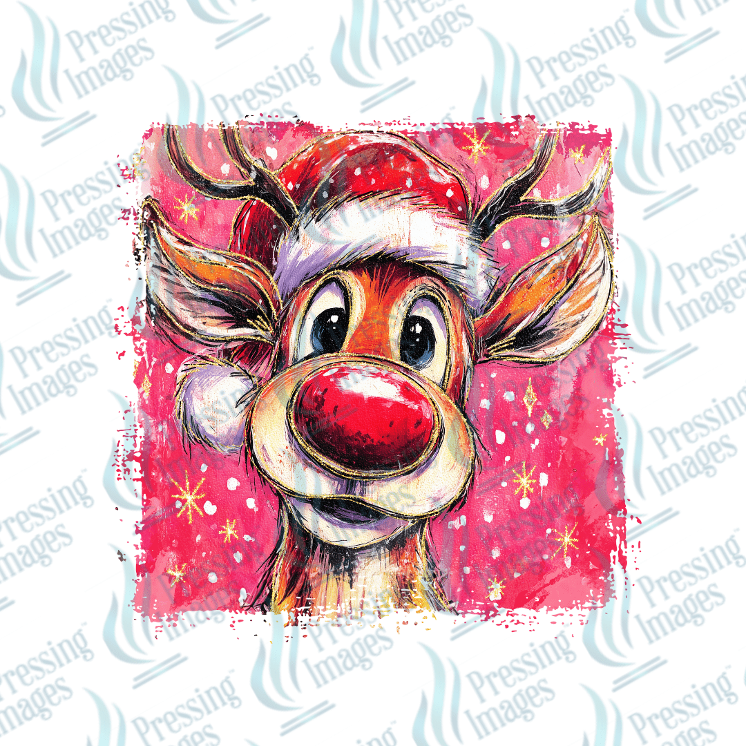 UVD 6725 Preppy Reindeer - Pressing Images
