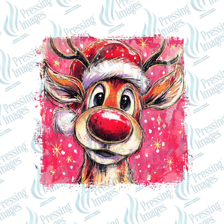 UVD 6725 Preppy Reindeer - Pressing Images