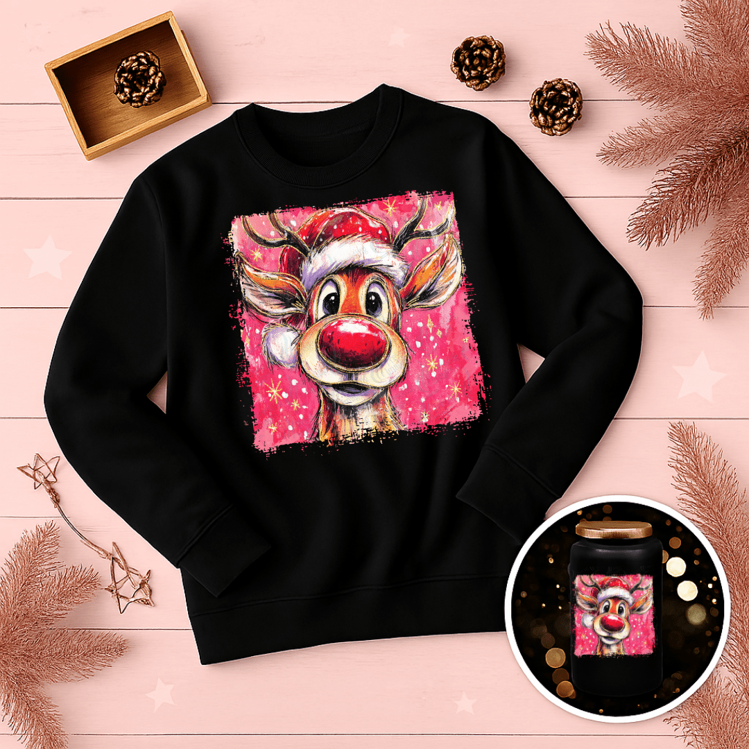 UVD 6725 Preppy Reindeer - Pressing Images
