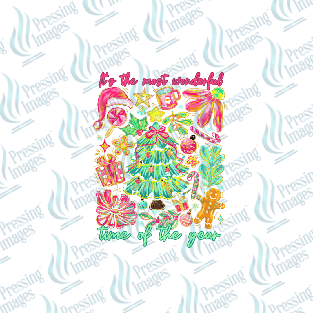 UVD 6729 Pink It's The Most Wonderful Time Of The Year - Pressing Images