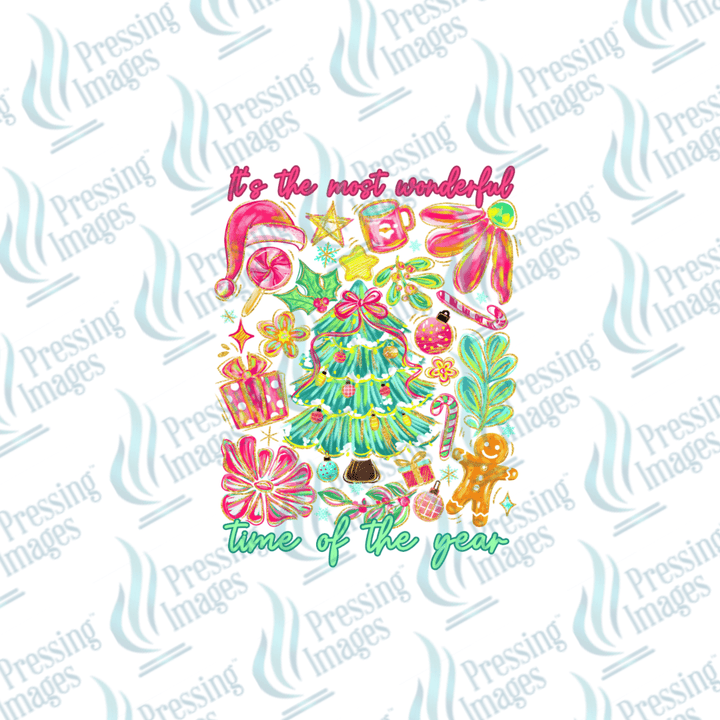 UVD 6729 Pink It's The Most Wonderful Time Of The Year - Pressing Images