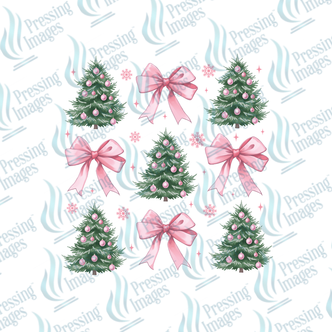UVD 6735 Pink Coquette Christmas - Pressing Images