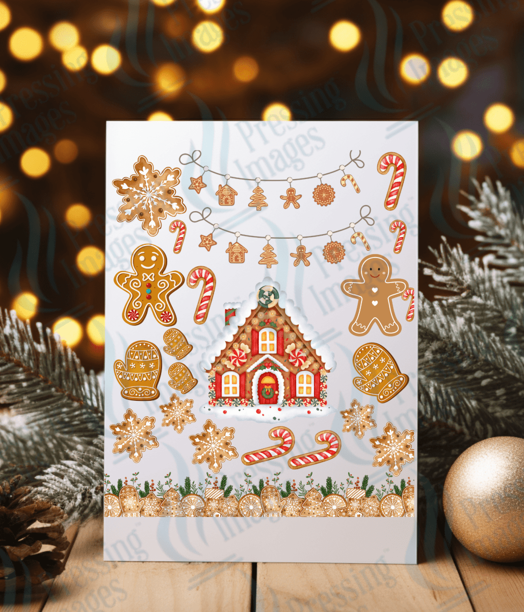 UVS 1855 Gingerbread house - Pressing Images