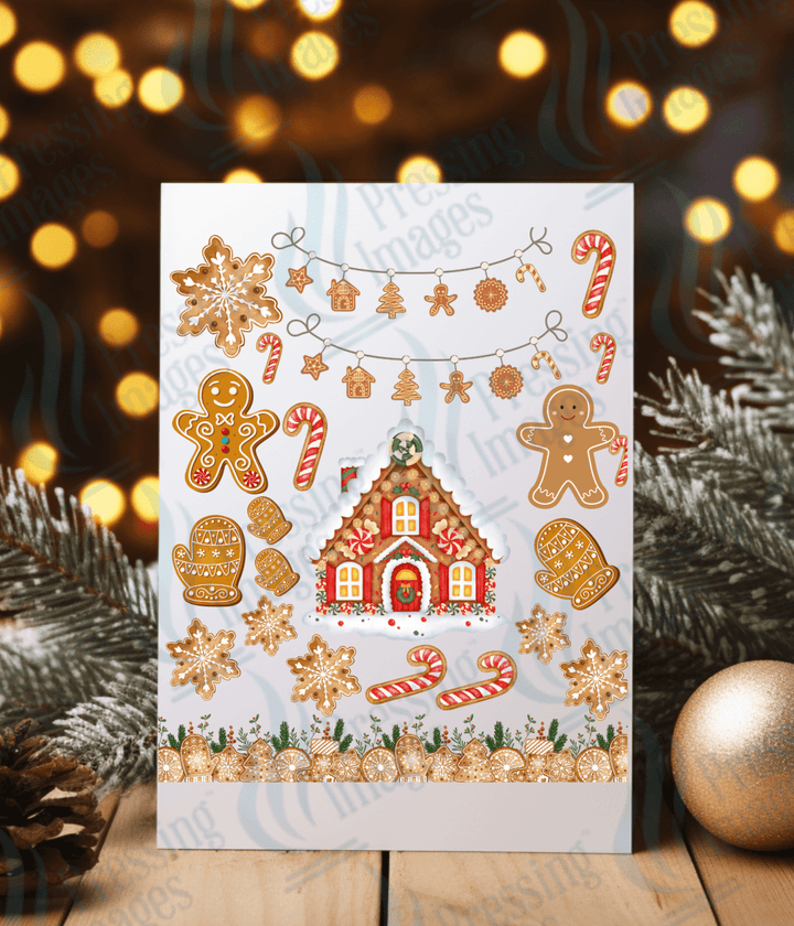 UVS 1855 Gingerbread house - Pressing Images